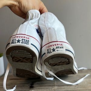 Converse All Star White High Tops 10.5